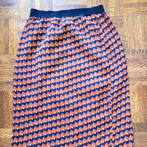 Geometric Print Skirt